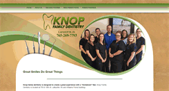 Desktop Screenshot of knopfamilydentistry.com