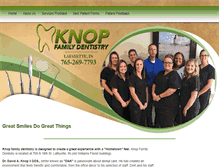 Tablet Screenshot of knopfamilydentistry.com